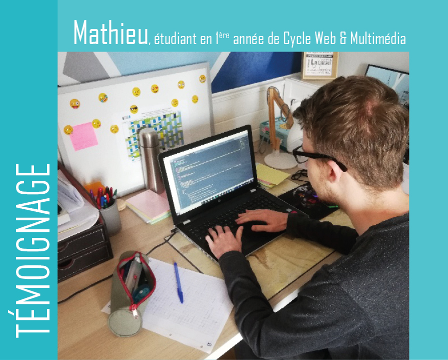 Mathieu, étudiant MyDigitalSchool SQY