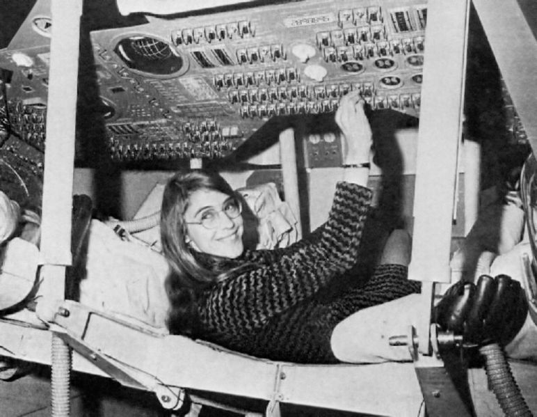 Margaret Hamilton pour la mission Apolo