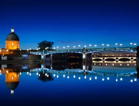Toulouse-garonne-nuit